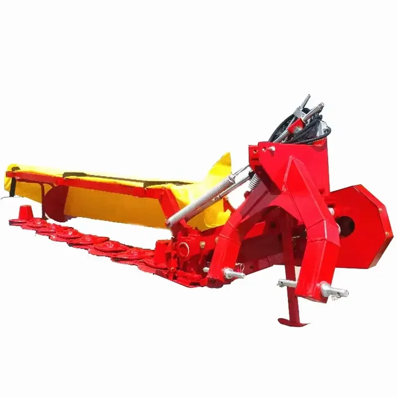 Stability High Quality Lawn PTO 3 Point Suspension Disc Mowers 5/6/7/8 Discs Rotary Disc Mower Grass Gear Drive Cutterbar