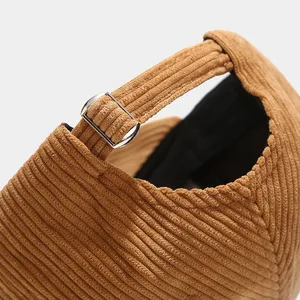 Unisex velvet cap, vintage solid snapback, hip hop hats, adjustable outdoor sports hat, women, men, spring, autumn, winter 6 MAIN SALES CHINA BONE - №3