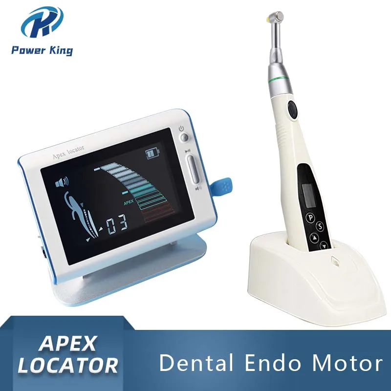 Dental Apex Locator Endo Motor Smart 16:1 Wireless LED Contra Angle Root Canal Therapy Endodontic Instrument Enlarged Display