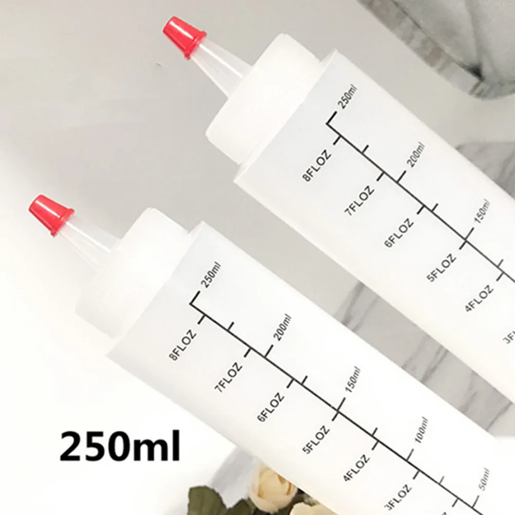 

10Pcs 250Ml Condiment Bottle Squeeze Bottles for Sauces Salad Dressing Dispenser Kitchen Storage Bottles Bpa Free Easy Pour Seal