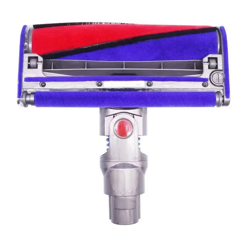 Motorized Floor Brush Head Tool for Dyson V7 V8 V10 V11 Vacuum Cleaner Soft Velvet Roller Brush Suction Head Replacement