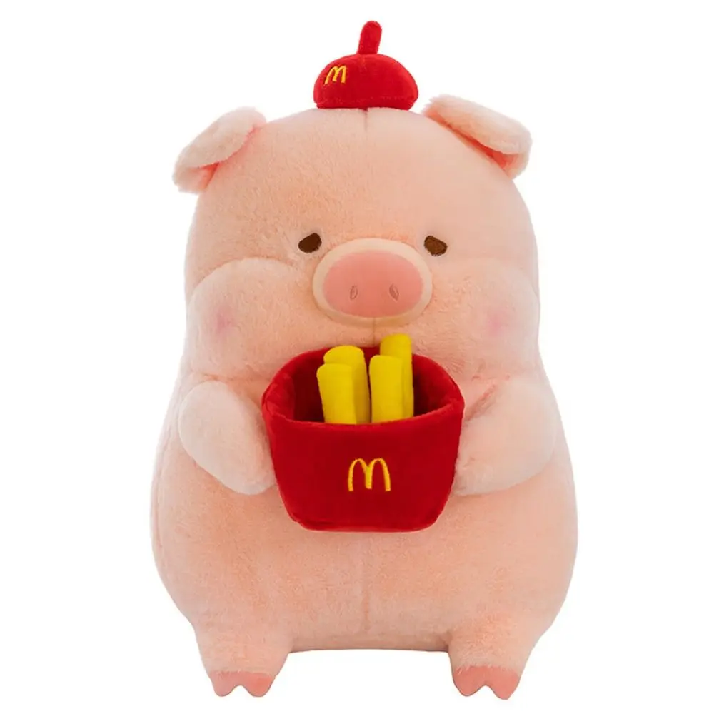 Stuffed Toys French Fries Pig Plush Doll Funny Cartoon Lulu Pig Doll Plush Toy 36cm Cute Cartoon Stuffed Doll Christmas Gift