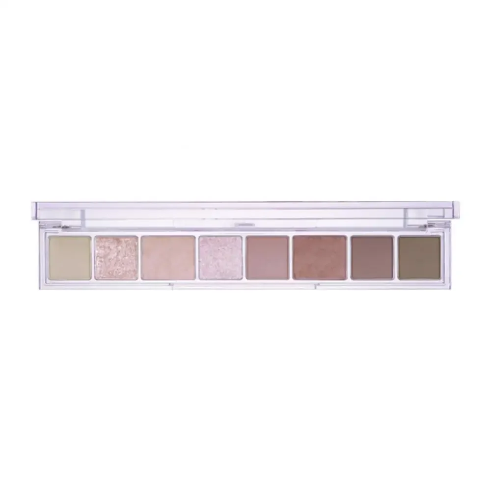 Paleta de sombra de ojos de 8 colores, brillo resistente al agua, Nacarado, brillante, de larga duración, maquillaje de ojos, herramientas cosméticas coreanas para mujeres