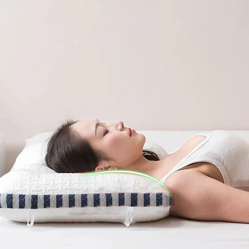 Spa Massage Pillows for Neck Orthopedic Sleeping Pillow Pain Relief Spine Neck Protection Cushion Comfort Travesseiro 베개