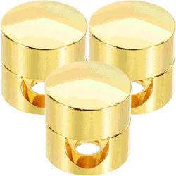 3 Pcs Gold Aluminum Power Cord Fixing Device Cable Management Desk Wire ganizer Holder Clip Swag Hook Charging Arranger Cable