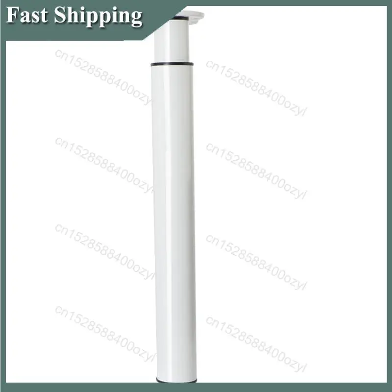 August 1Piece Adjustable Telescopic Bar Leg Cold Rolled Steel Dining Desk Foot Bracket White
