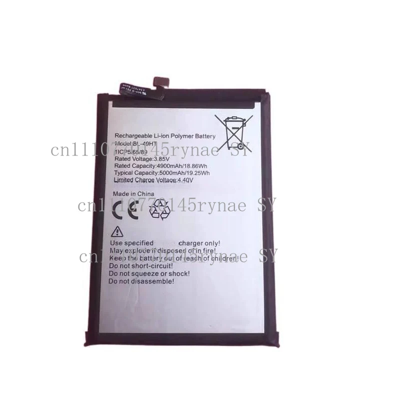 For TECNO BL-58AT mobile phone battery 4900mAh/5000mAh