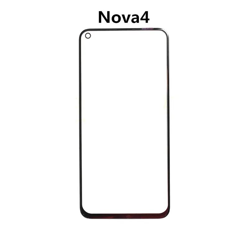 Outer Screen For Huawei Nova Plus 2 2S 3 3i 4 4e 5 Pro 5Z 5T Touch Panel LCD Display Front Glass Repair Replace Parts + OCA