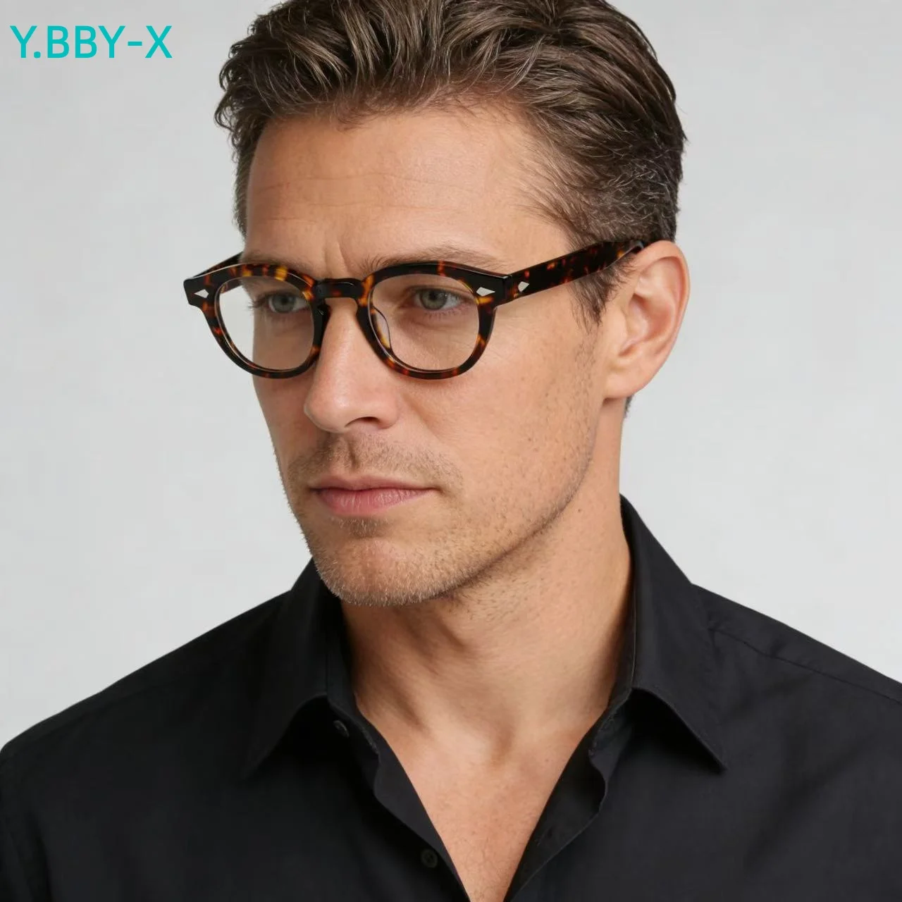

Y.BBY-X Oval Acetate Glasses Frame Anti Blue Light Reading Glasses Customizable High Quality Presbyopic Eyeglasses 0 +50~+600