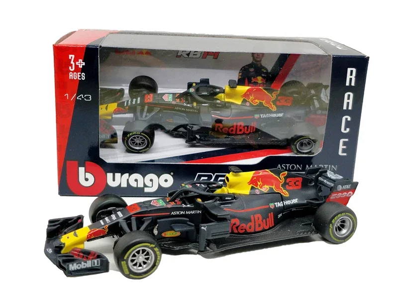 BBurago F1 Scale 1:43 RB  W05 W07 W10 SF71H SF70H SF16 RB13 RB14 RB15 2019 SF90 Diecast Racing Model Car Toy Cars