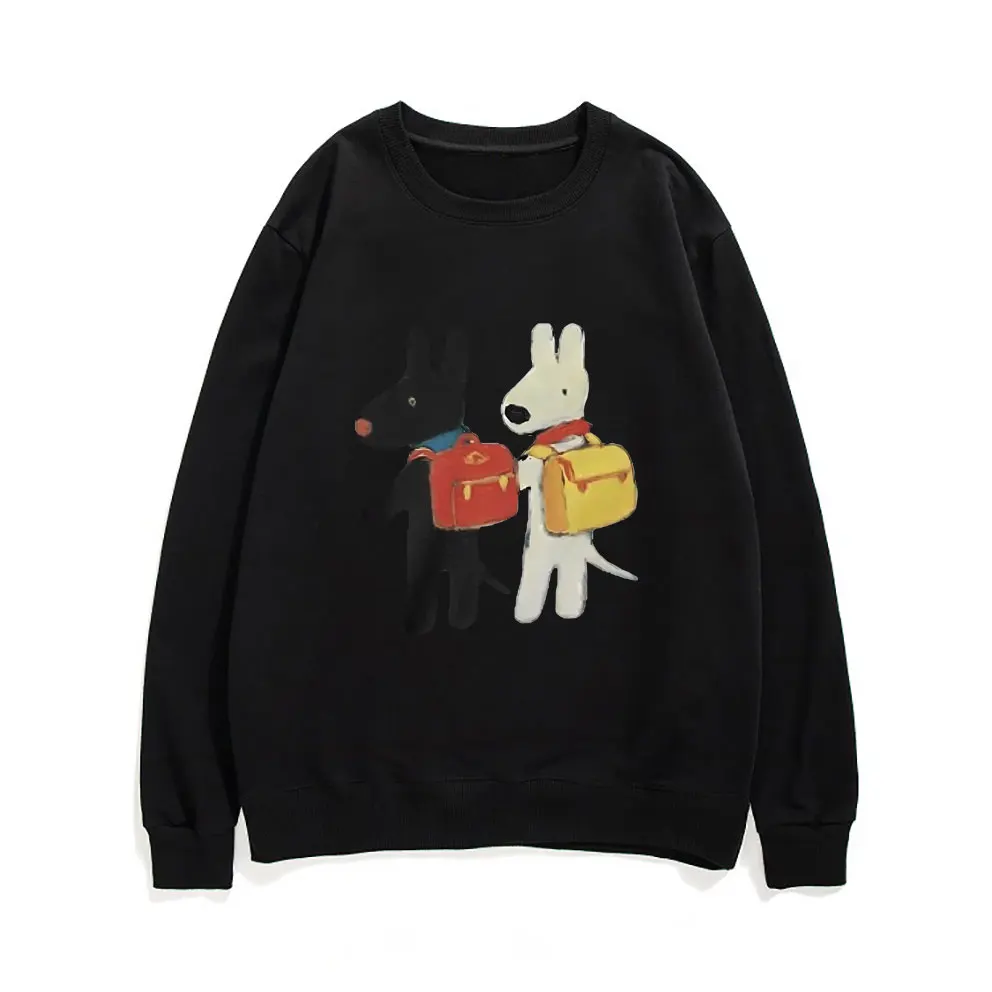 Gaspard and Lisa Best Friend Afterschoo Baby Graphic Sweatshirt Men Women Vintage Casual Pullover Male Funny Cartoon Pullovers