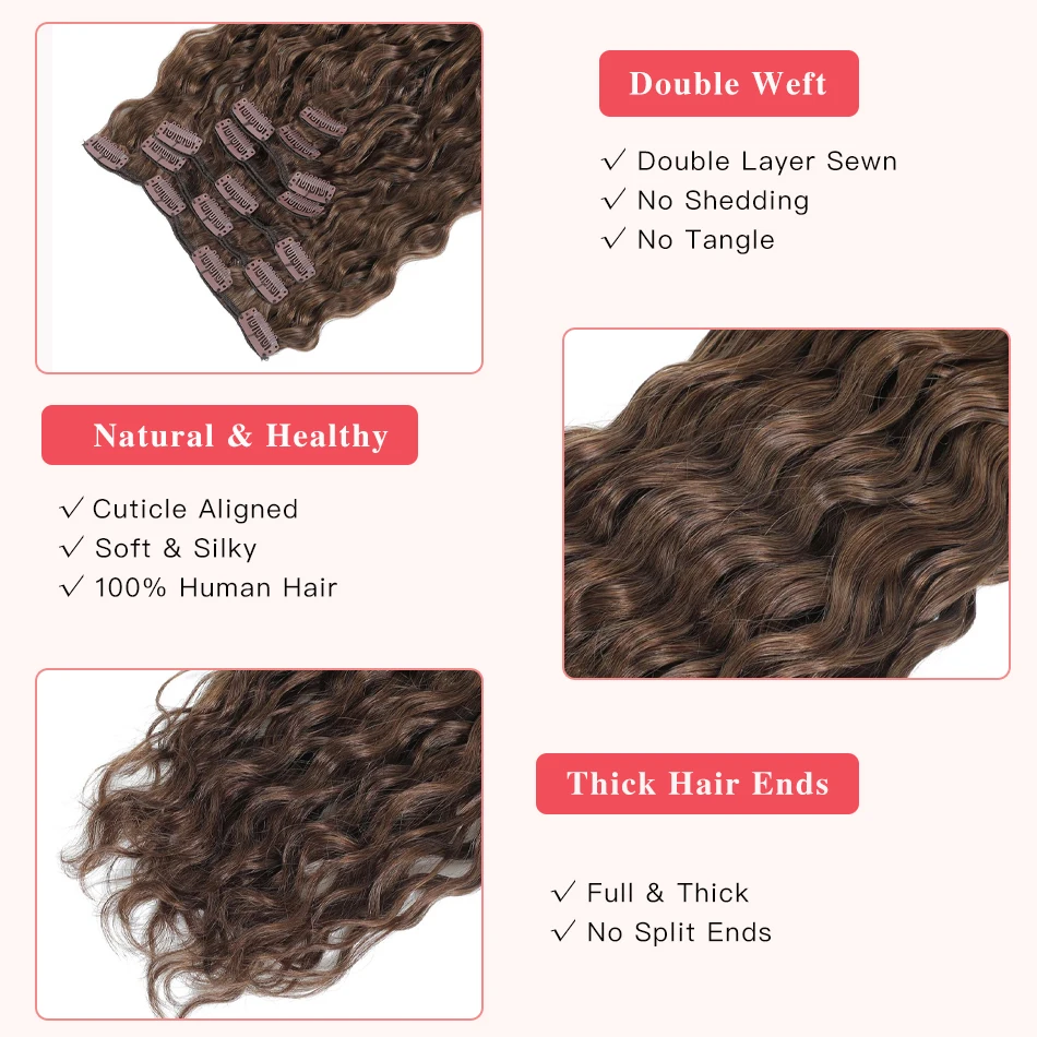 Thumbnail 3 - #90 Most Popular Clip-In Human Hair Extensions