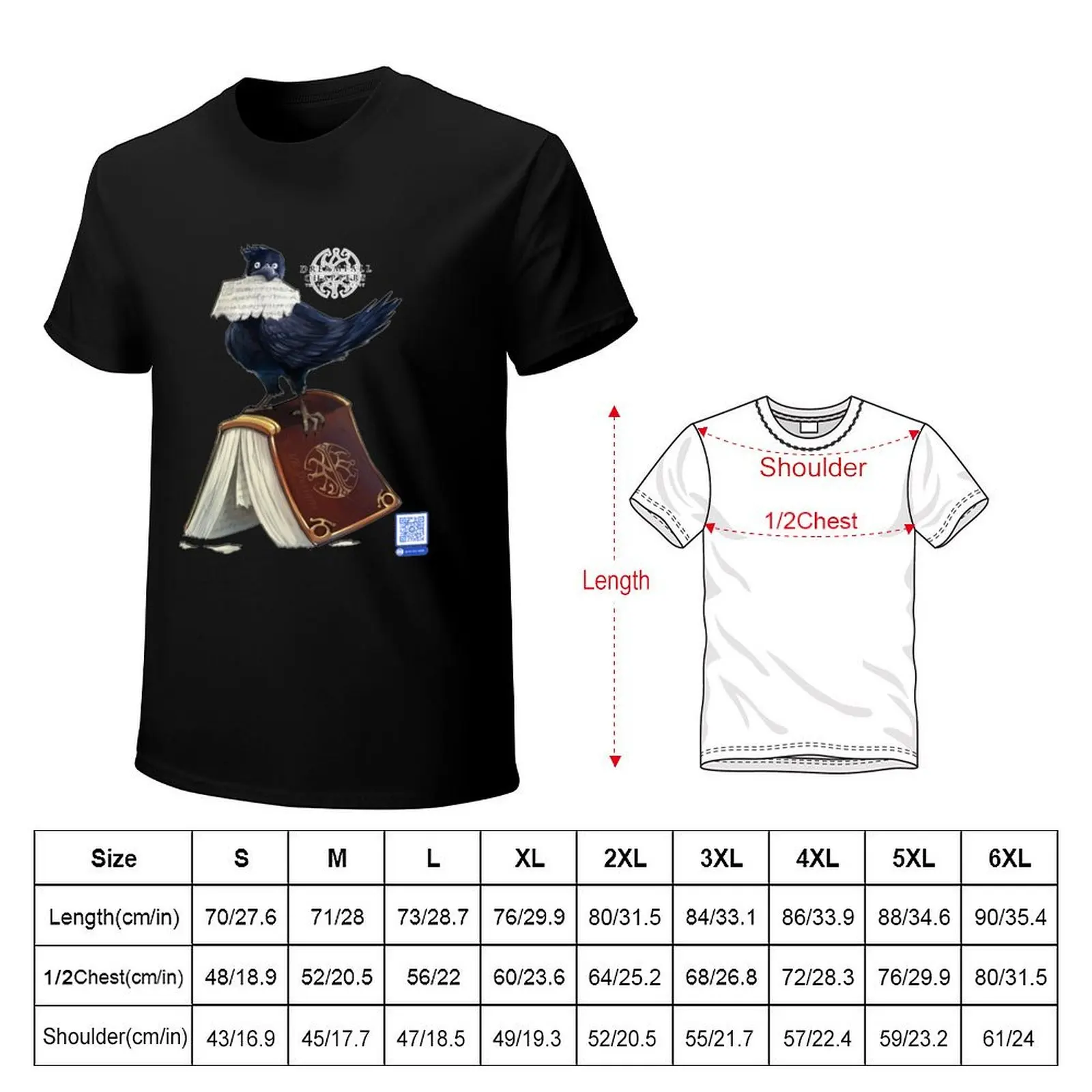 Dreamfall Chapters: Crow & The Tome of the Balance T-Shirt cotton t shirts man 100% T-Shirt