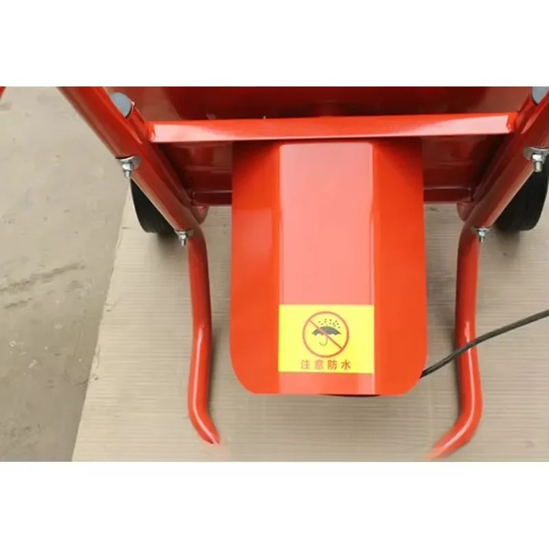 Small Mobile Electric Concrete Mixer 7.5KW Motor 3M/H Production Efficiency Manual Unloading High Load Torque Portable Cement