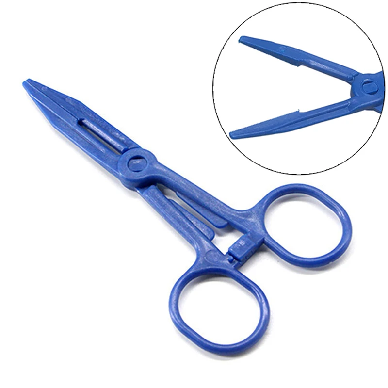 1Pc Disposable ABS Plastic Hemostatic Forceps Surgical Forceps Outdoor First Aid Tools For Nurse Care Medical Pliers