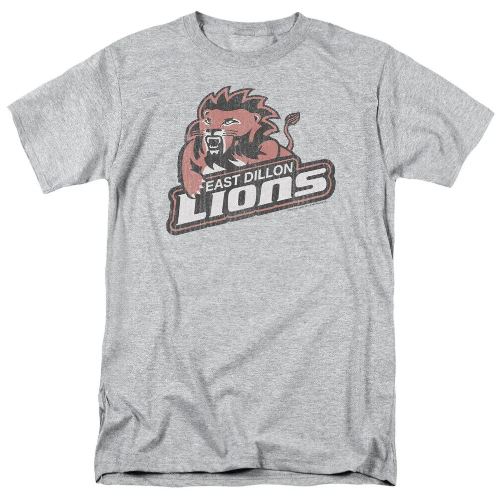 Friday Night Lights East Dillon Lions T Shirt Mens Licensed TV Sport Grey