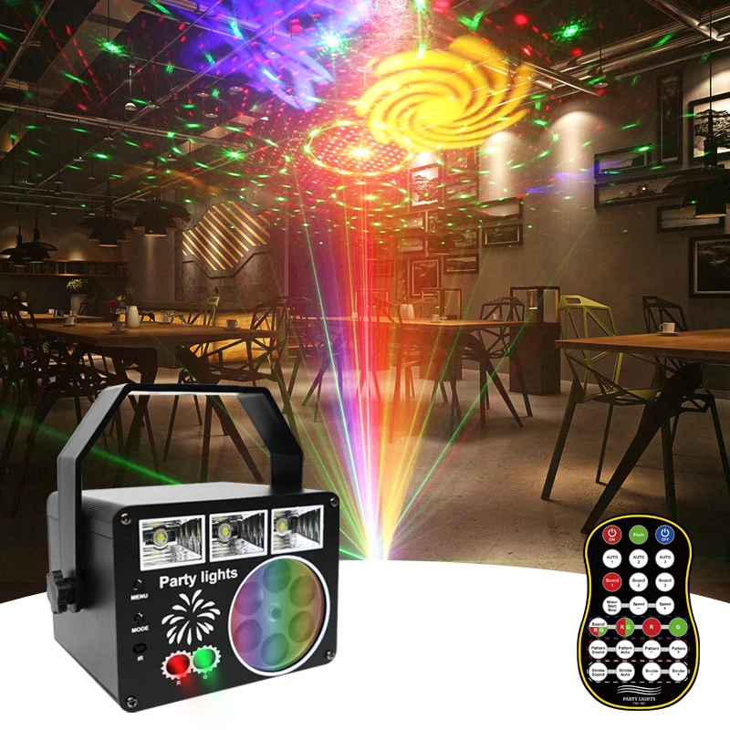 Party Lights Dj Disco Ball Lights Voice Controlled Strobe Stage Colorful Lights Birthday Christmas Performance Party Decoration