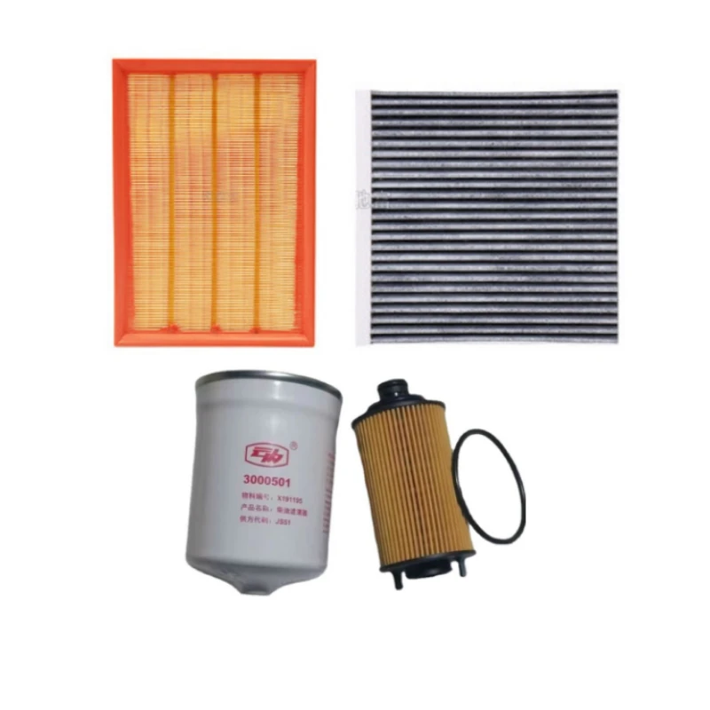 Filtros de Aceite/Aire/Combustible Diésel/Aire Acondicionado para Autos Chinos CHANGAN Hunter KAICENE F70 1.9T con Motor Diésel, Repuestos para Automóviles