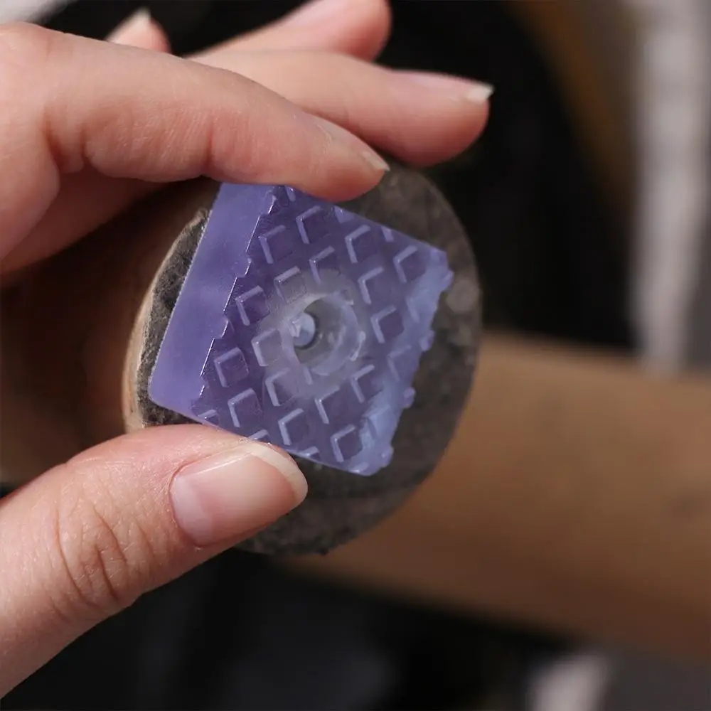 แผ่นรองขาเก้าอี้ทรงกลมใส ป้องกันการลื่น สำหรับข้างเตียง โซฟา ปกป้องเฟอร์นิเจอร์ แผ่นรองขาโต๊ะ ป้องกันพื้น