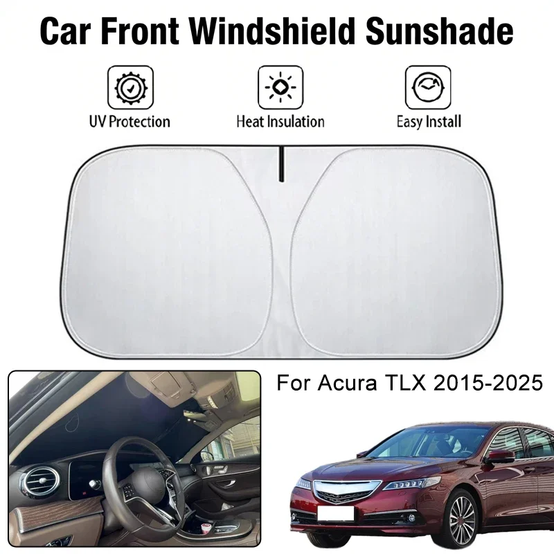 

Foldable Car Windshield Sun Shade UV Block Heat Insulation For Acura TLX 2015-2025 Interior Protection Accessories