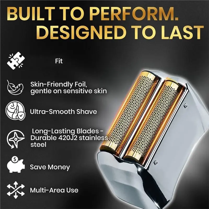 [B25B!】 3Set Replacement Foil For Andis Foil Shaver TS-1 TS-2 17235 17150