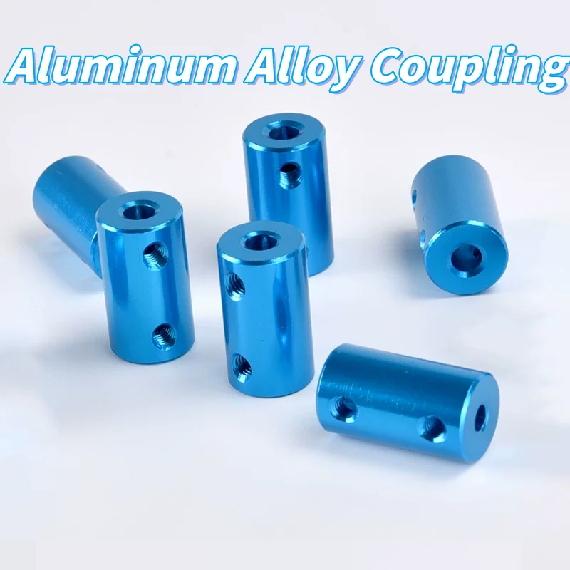 

Coupling 4mm 5mm 6mm 6.35mm 7mm 8mm 10mm Blue Shaft CNC Coupler Aluminium Alloy Coupling Motor Connector 3D Printer Parts