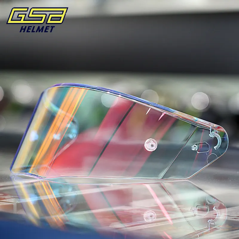 Helmet Visor for GSB S361 Full Face Helmet S-361 Day and Night Sunscreen Plating Color Lens 10 Color Available