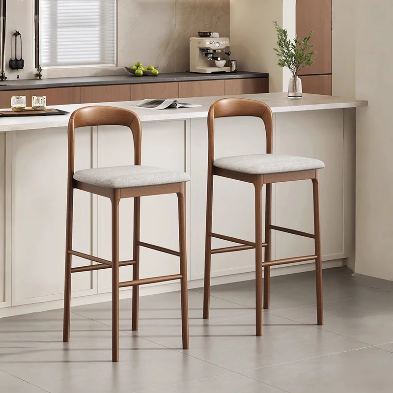 Aesthetic Comfortable Barstools Throne Ergonomic Relaxing Aluminum Barstools Computer Minimalist Taburete Alto Home Furniture