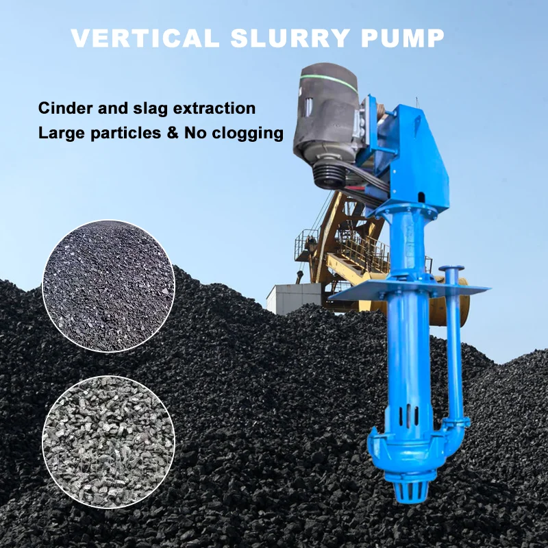 50yz20-18-4 Vertical Slurry Pump High-lift Slurry Pump Non-clog 6/8/10/12 Inch Sandsuction Dredging Pump for Gold Mining