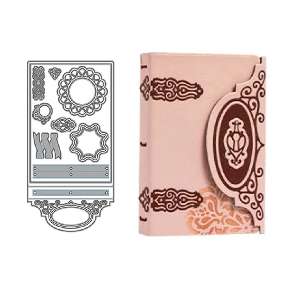 Metalowe wykrojniki do dekoracji scrapbookingu, księga luźnych liści, ręcznie robiony szablon, tworzenie kartek DIY, model Craft prezenty dla dzieci