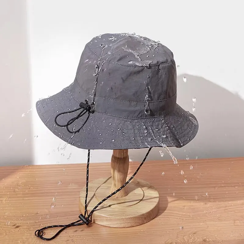 Waterproof Fisherman Hat Women Summer Sun AntiUV Protection Camping Hiking Mountaineering Caps Mens Panama Bucket