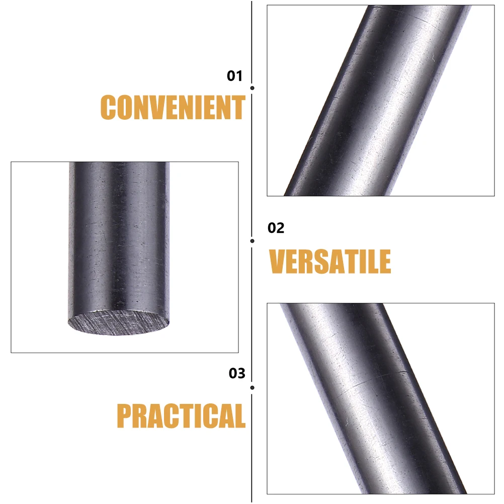 3-teiliger leitfähiger Graphitstabmischer, Rührstäbchen, feine Partikel, die schwarzen Stäbe