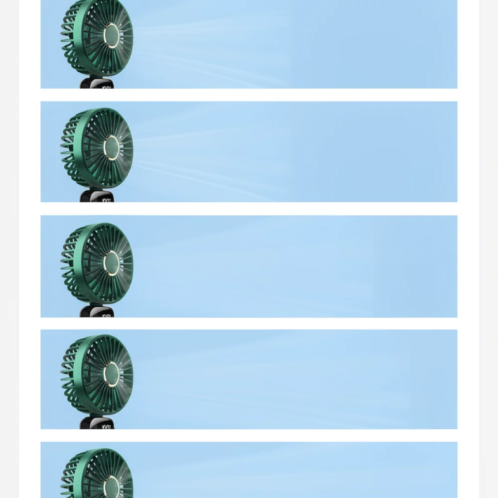 USB Powered Handheld Fan Folding Cooling Device Quiet Mini Blower For Office Home Travel Portable Personal Air Cooler