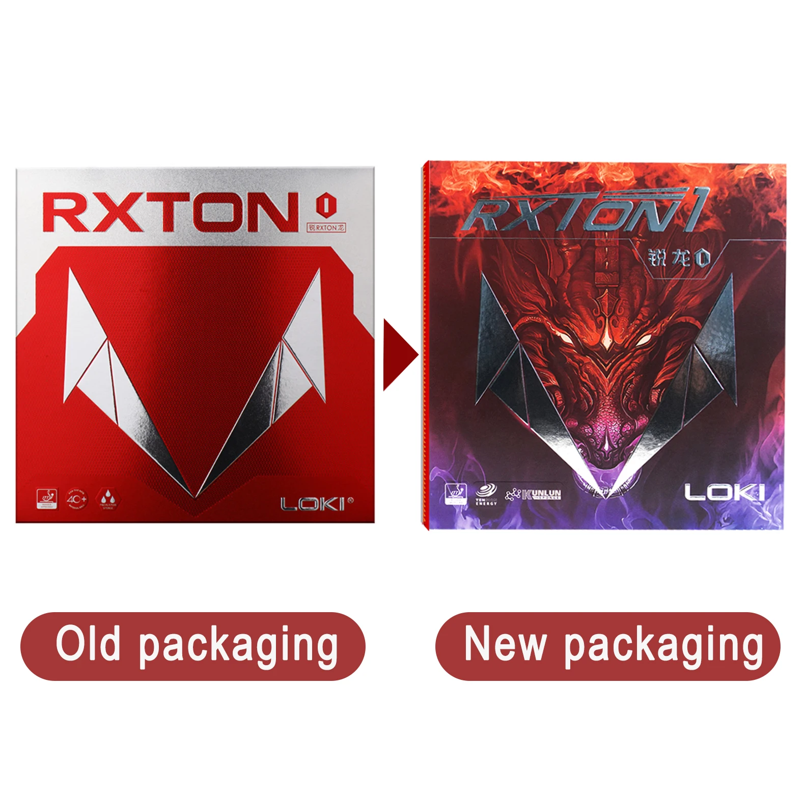 

Original LOKI RXTON 1 Original Table Tennis Rubber RXTON-1 Allround Spin Control Ping Pong Sponge
