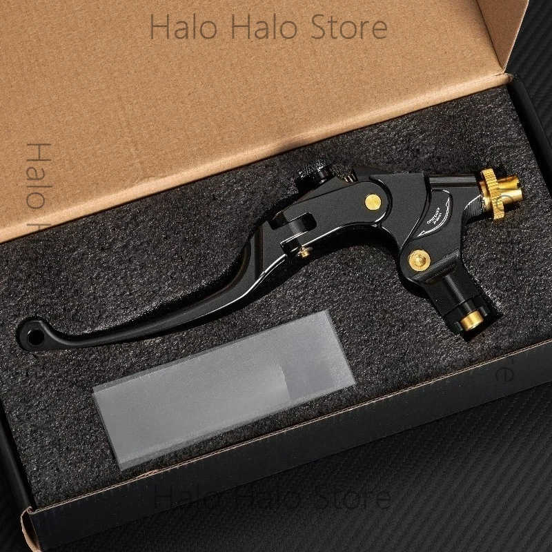 Picture 3: White character black gold version pull wire clutch universal forging labor-saving clutch for all models