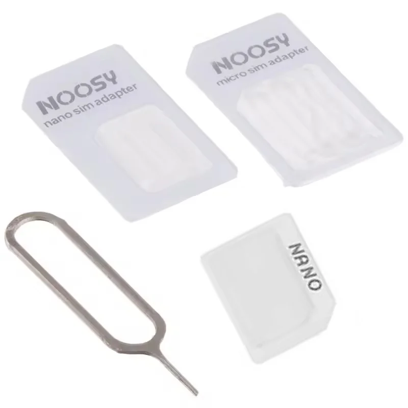 4 In1 Universal Micro To Nano SIM Card Converter Connector Nano Sim Card to Micro Standard Adaptor For iPhone Huawei Xiaomi OPPO