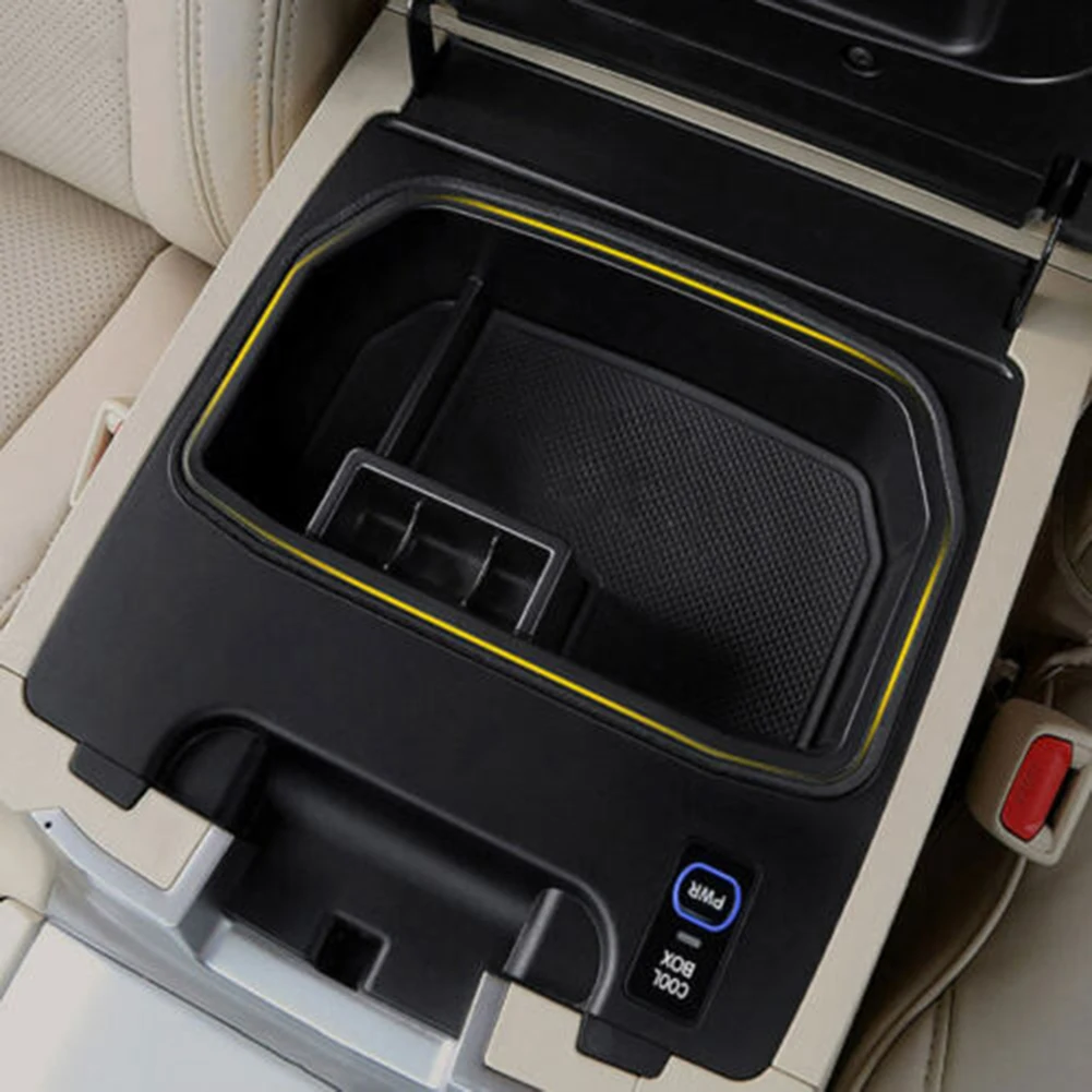 

Console Armrest Storage Tray for Toyota For Landcruiser LC200 and LX570 J200 2007 2020 with Fridge Feature Only
