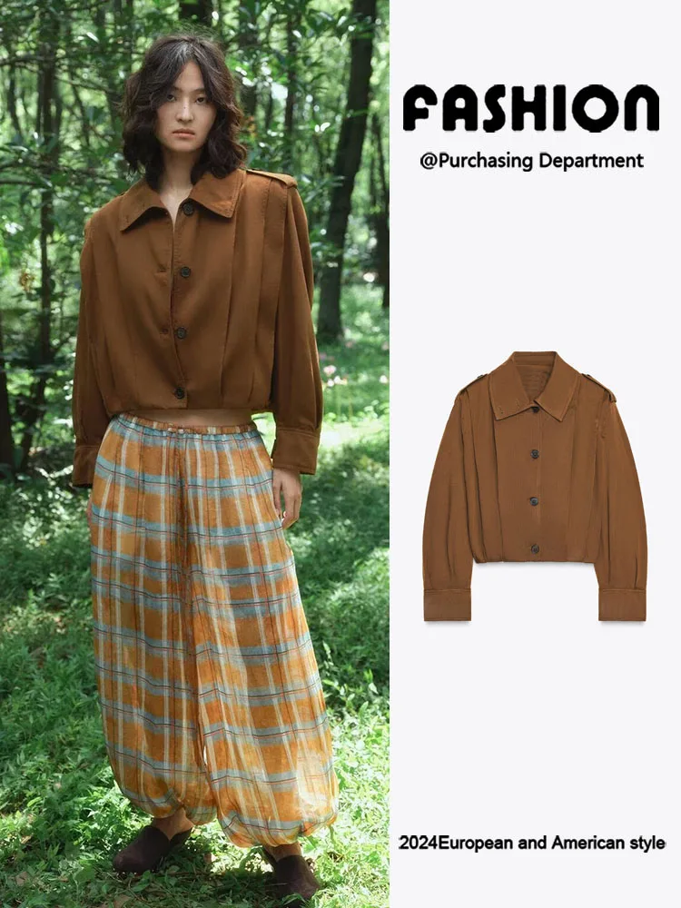 

Faionable Long Sve плиссированная верхняя одежда с поясом, Новое поступление, женская одежда, осень 2025 Ele, универсальный сценический костюм