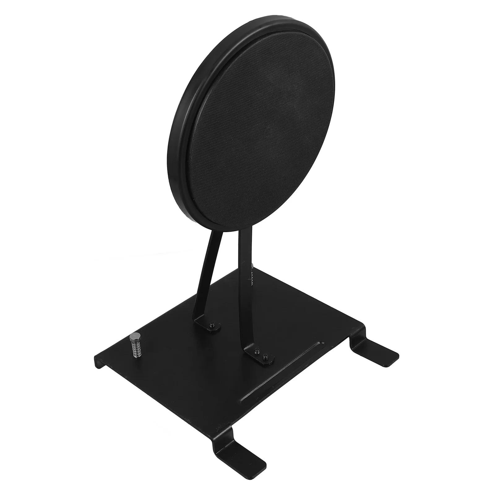 

Kick Drum Pedal Practice Pad Durable Steel Mute Function Authentic Feel Portable Lightweight Improve Technique
