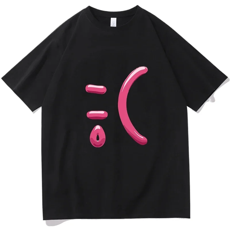 CARITA TRISTE Single de Ana Mena Emilia camiseta con estampado gráfico divertida Casual Fans hombres mujeres Hip Hop Vintage camiseta ropa de verano