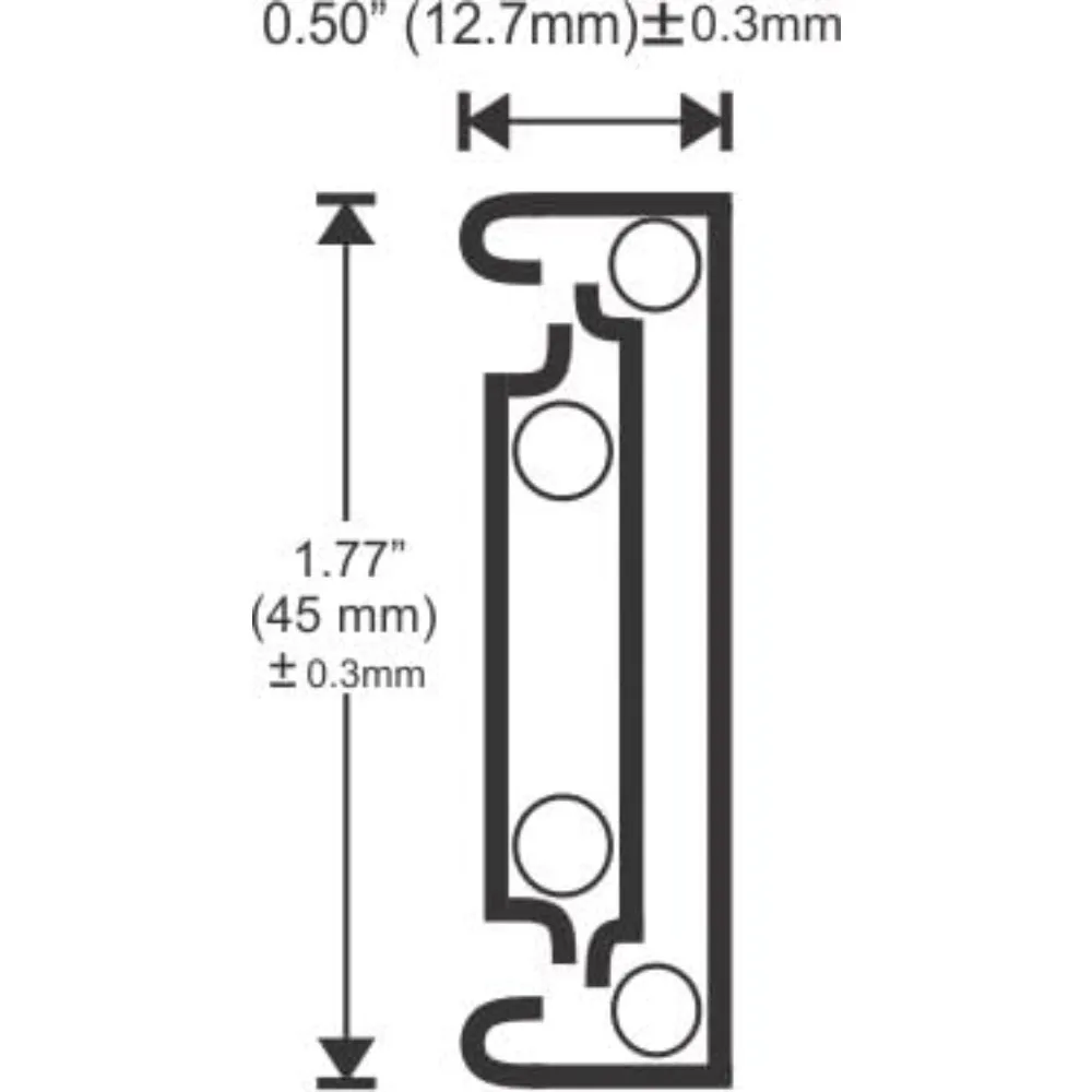 شرائح درج تثبيت جانبية ناعمة كاملة التمديد بسعة 100 رطل، 24 بوصة، 10 عبوات لتشغيل سلس وهادئ #5