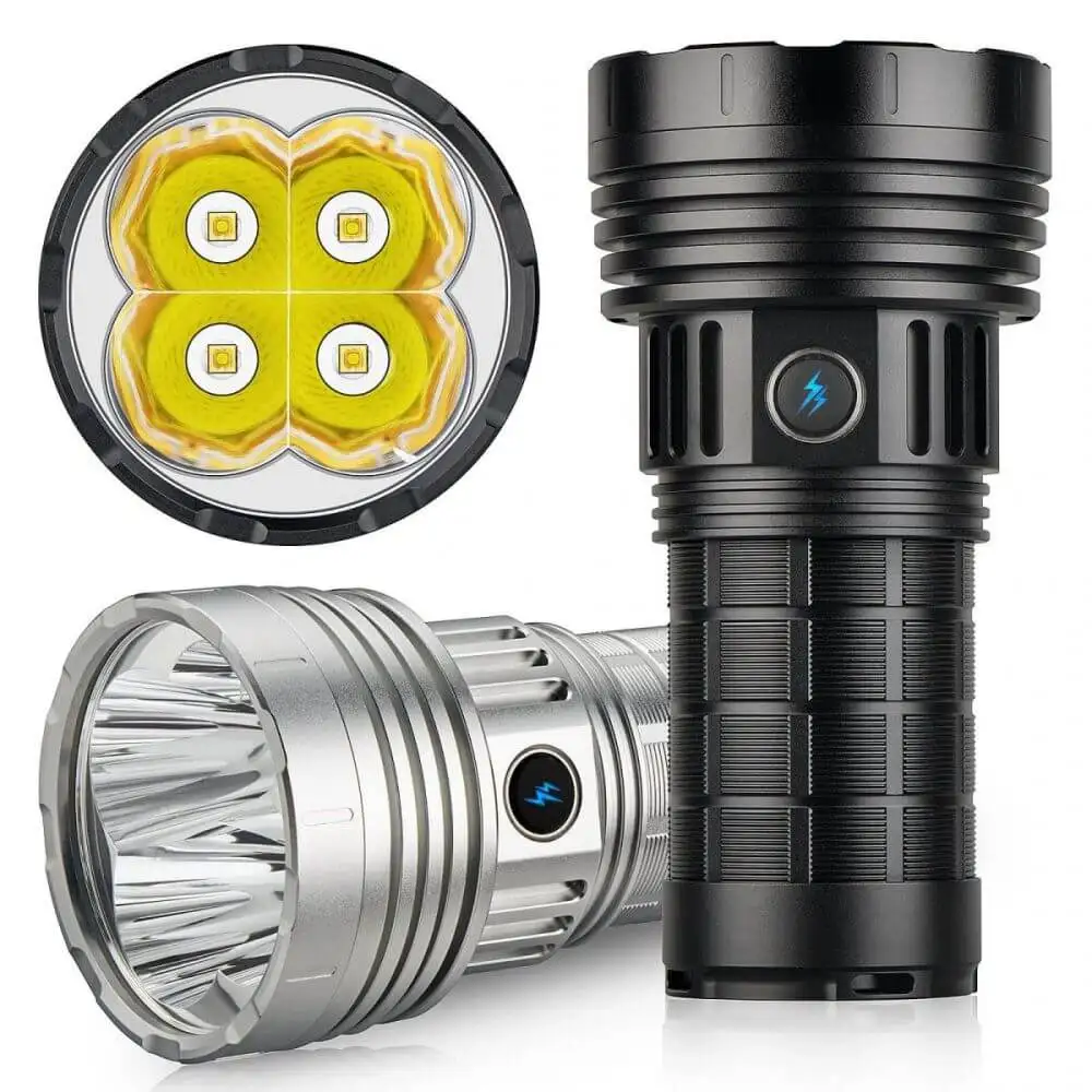 Haikelite HG50 8000 Lumens Rechargeable Flashlight