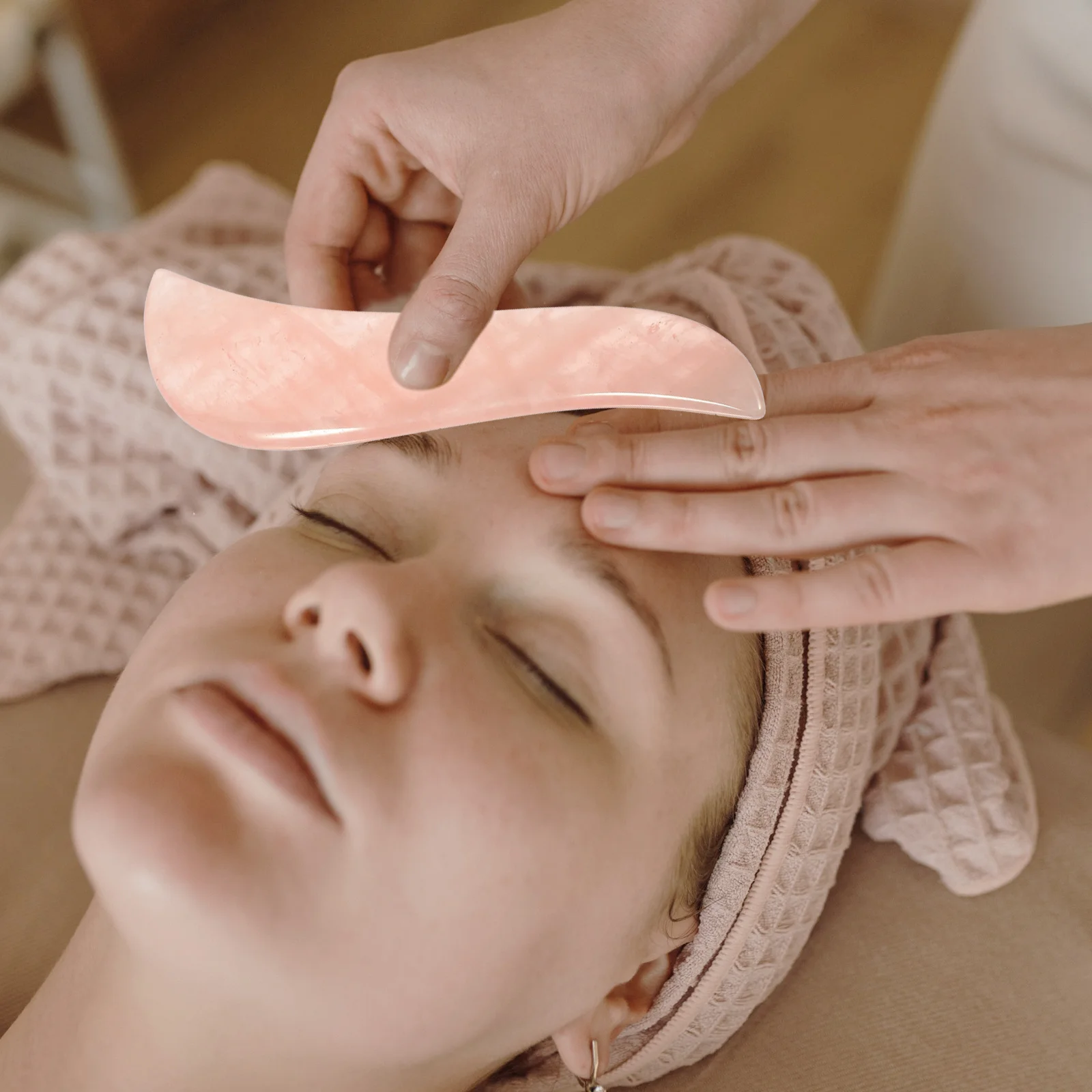 

Natural Jade Stone Scraping Plate Massage Tool Facial Neck Shoulder Body Relaxation Massager Natural Jade Stone