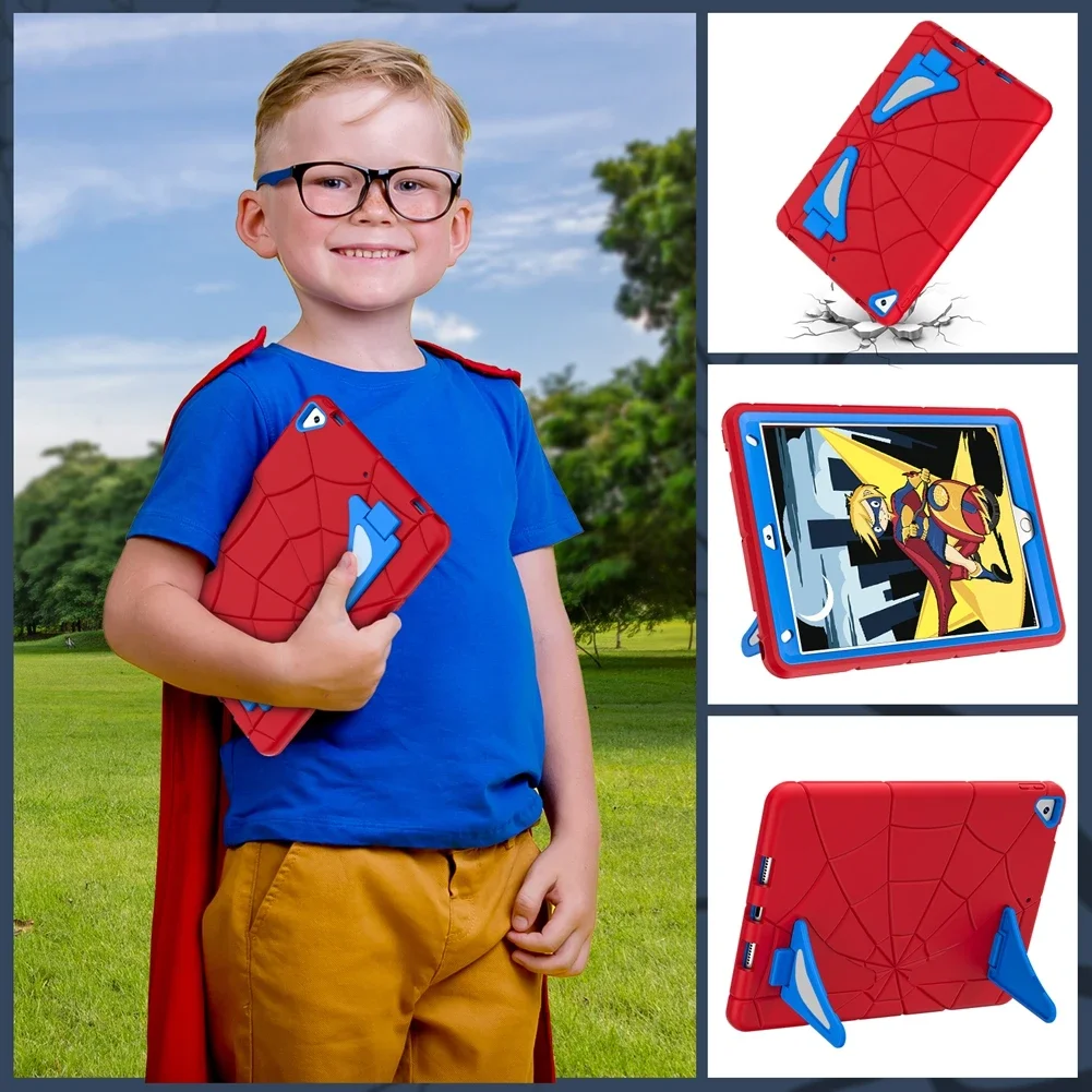 For iPad 10 10.9 10th 10.2 9.7 9th 8th 7th 6th 5th Generation Case Kids Shockproof Tablet Pro 11 Air 1 2 3 4 5 Cover