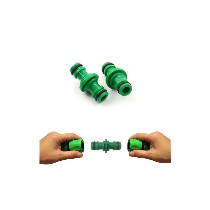 3 Pc Homebrew Quickly Connector Wash Water Tube Connectors Joiner Repair Coupling 1/2' Garden Hose Fittings Pipe
