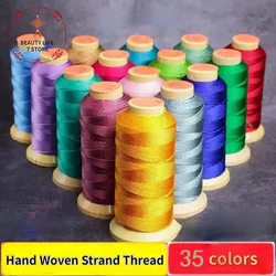 3/6/9/18 Strands Hand Woven Threads String Beaded Ropes Tassel Cords For Exquisite Bracelet Necklace Jade Pendant Lanyards