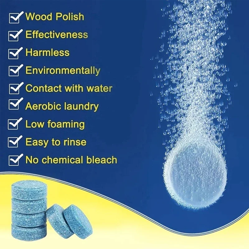 Auto Washer Pellet Solid Cleaner Car Windscreen Cleaner Effervescent Tablet Wiper Glass Solid Cleaning Tablets Pastille