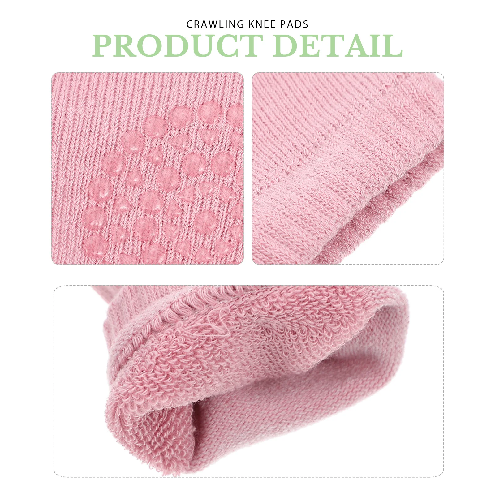 

3 Pairs Baby Knee Pads Crawling Protectors Kids Toddler Black Child Premium Material Comfortable Breathable Multi Functional