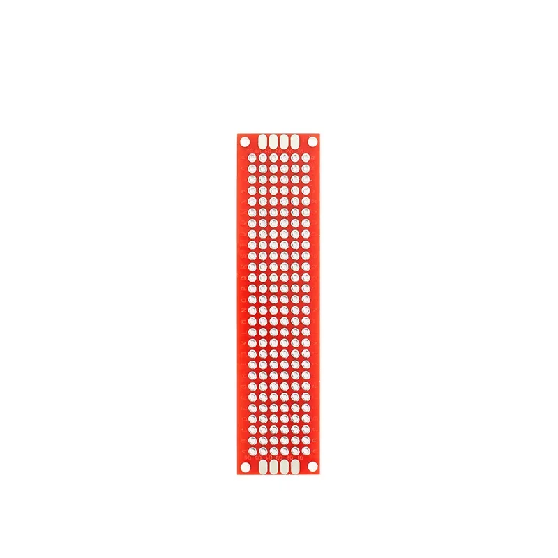 5PCS/LOT Double Side Prototype Board Red 2*8cm PCB Breadboard 2x8cm Diy Universal Printed Circuit Board