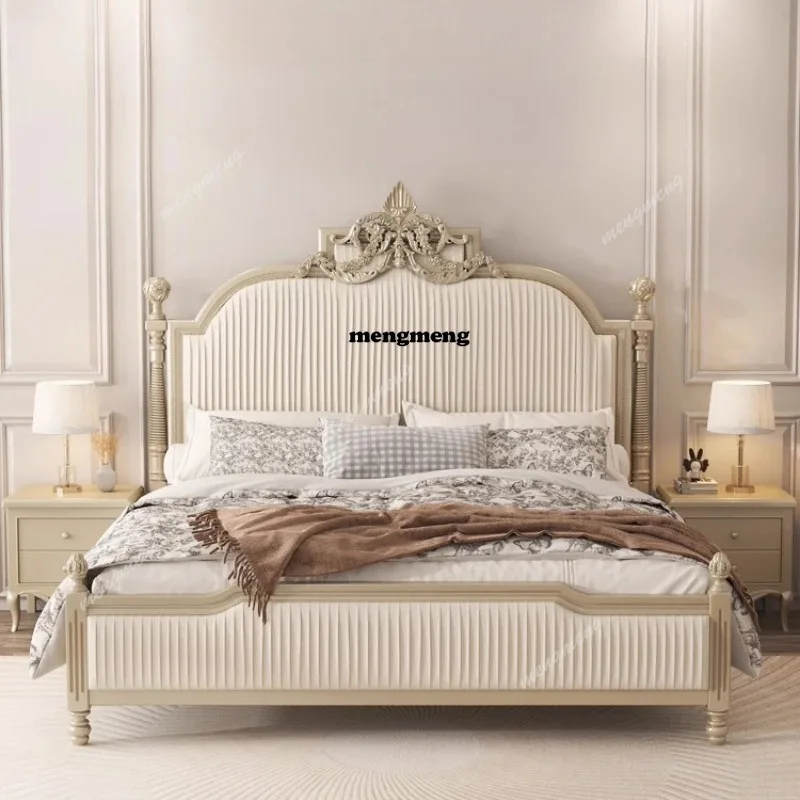 

Nordic wooden Double bed 180x200cm high-end minimalist design modern beds elegant comfortable camas modermas bedroom furniture